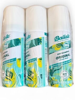 NEW 6 Pack Batiste Original Dry Shampoo (White) - Instant Hair Refresh